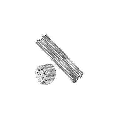 Baguette de Soudure, 50 pièces électrodes de soudage soudure en aluminium à basse température de 2,0 mm - Tiges de soudure faciles à fondre - Résistance à la corrosion (50 cm) (1/5)