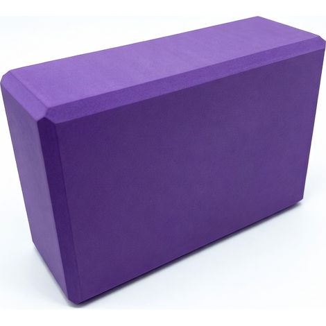 Brique de yoga EVA violet modèle 4 (1/5)