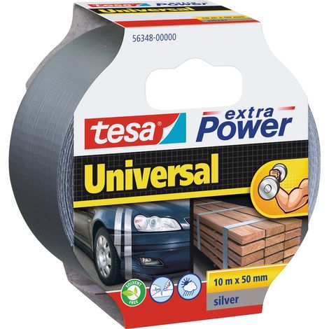 nastro adesivo "extra power" colore grigio, 10 mt x 50 mm - tesa