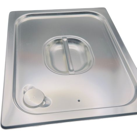 Abert coperchio gastronorm 1/2 acciaio inox 18/10 professionale (1/3)
