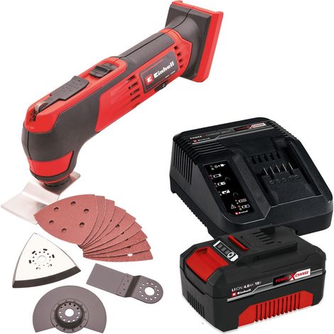 Einhell 18v Multi Tool TE-MG 18 Li-Solo Power X-Change 4465195 + 4ah Battery (1/5)