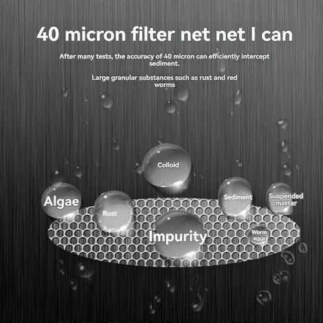 Filtre central pour toute la maison, joint universel à 4 points à 360 degrés (1/5)