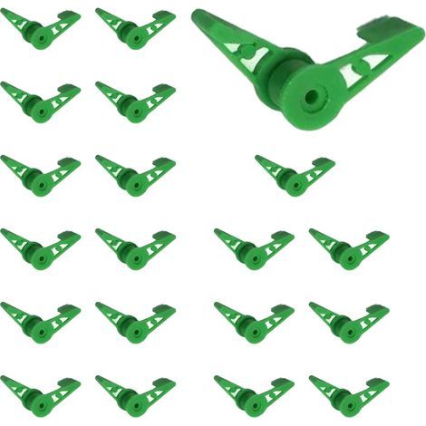 CCYKXA 20 pièces Pince à Plier Les Plantes, réglable à 360 degrés, Pince à Plier Les Branches de Plantes, Outil de Bricolage, Pince d'entraînement, pour vignes, Fleurs et Autres Accessoires de Jardin.