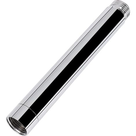 G1/2 Tuyau d'extension de douche,Bras d'extension en acier inoxydable,Tuyau d'extension de pommeau de douche 10/15/20/30/40/50 cm(15 cm, chromé) (1/5)