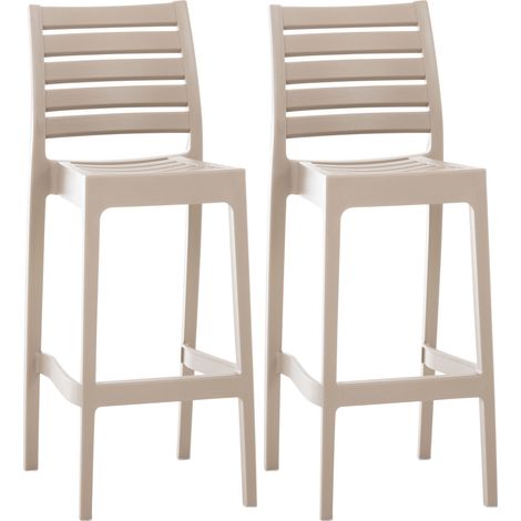2er Set Barhocker Ares schlamm