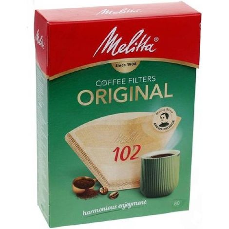 Boite de 80 filtres a cafe melitta 102 d'origine