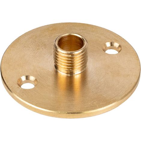Raccord à plaque laiton mâle, diam. 40mm, pas 10x1 - Tibelec (1/2)