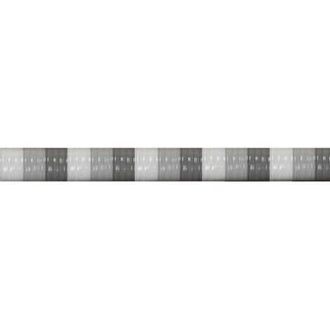 Rideau de porte en polyéthylène 90x220 cm – Design moderne gris et blanc – Lanières de 24 mm pour intimité et circulation facile – Morel