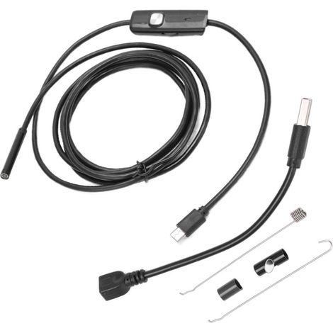Endoscope Industriel HD AN97-5.5 avec Lentille 5.5mm Anticorrosion, 1.5M pour Maintenance et Inspection