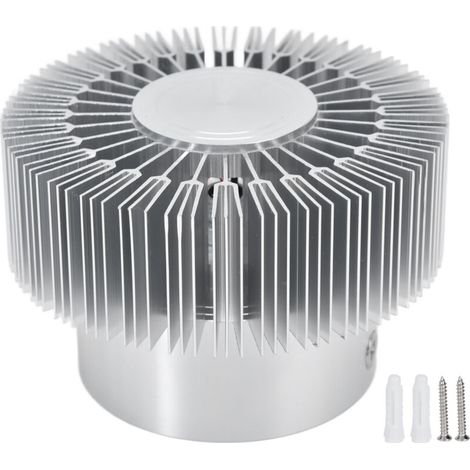 Plafonnier LED 3W Forme Soleil, Lumière Chaude Économique pour Couloir et Porche (1/5)