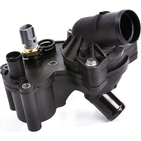 Boîtier de thermostat de liquide de refroidissement moteur avec capteur pour 4.0L 2005-2010 2L2Z-8592-902-210 (1/4)