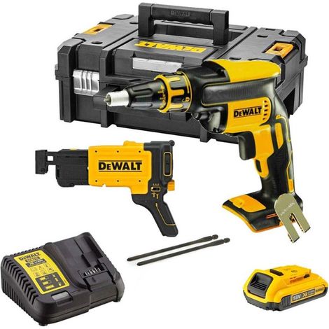 Dewalt DCF620D1K-QW Visseuse placo à batteries 18V XR Li-Ion set (1x batterie 2,0Ah) dans TSTAK