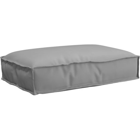vidaXL Coussin Gris 60 x 40 x 8 cm Tissu Oxford (1/5)