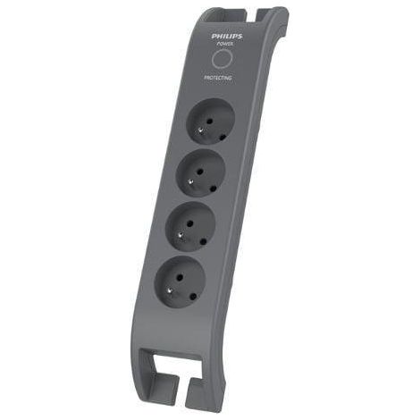 Philips SPN3140A 60 multiprise gris compact 4 prises (1/2)