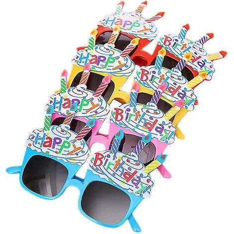 4er-Packung Happy Birthday Brillen