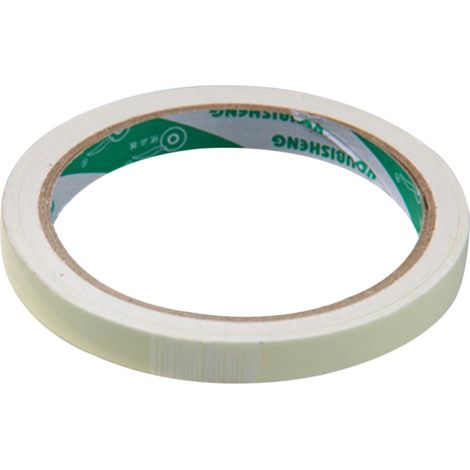 Grünes phosphoreszierendes Leuchtklebeband, selbstklebend, 30 mm x 3 Meter (Rolle), wasserdicht und photolumineszent. (1/5)