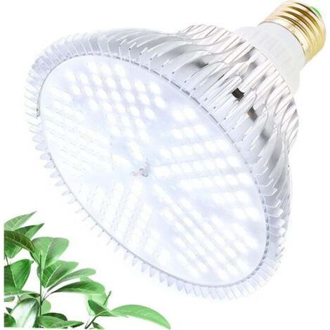 Lampada da coltivazione da 100 W, 150 LED, spettro bianco, E27, per piante da interno, idroponica, serra, piante grasse, piantine, crescita, fioritura, fruttificazione