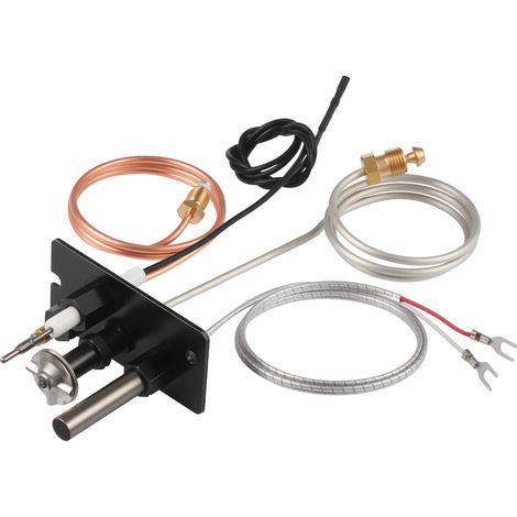 Mophorn Kit di Montaggio Pilota a Gas, OE 69L17, 69L1701, 904405, J4117, 108084-02, Accensione a Gas Naturale, Sostituzione, Compatibile con i Modelli Lennox, Superior, Astria, Colore Nero (1/5)