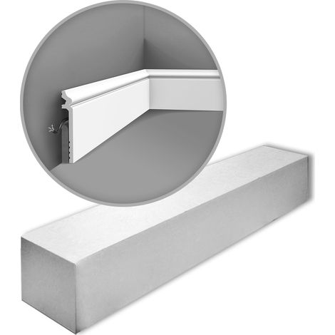 Orac Decor SX186-box LUXXUS 1 Box 16 pieces Skirting 32 m