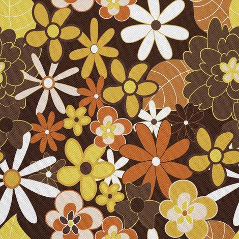 Dekorativer Outdoor-Stoff Oxford - Motiv Blumen 3 I DX645 (1/5)