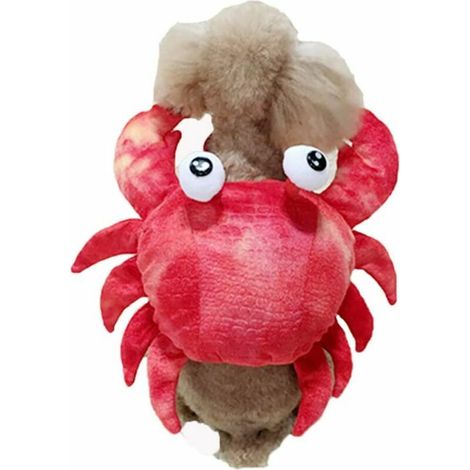 Chien crabe Costume mignon animal de compagnie vacances Halloween Cosplay vêtements Costume à deux pattes pour petits chiens moyens (1/5)