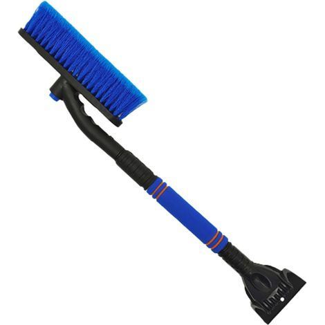 (Bleu)Raclette Givre Voiture avec Manche Télescopique, Brosse à Neige Rotative à 360° avec Poignée en Mousse, Brosse à Neige Voiture Ajustables pour Gratter pare Brise et Éliminer la Neige (1/5)