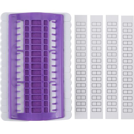 Lot de 30 porte-aiguilles à broder violet, organiseur de fil de broderie, outil de couture (1/5)