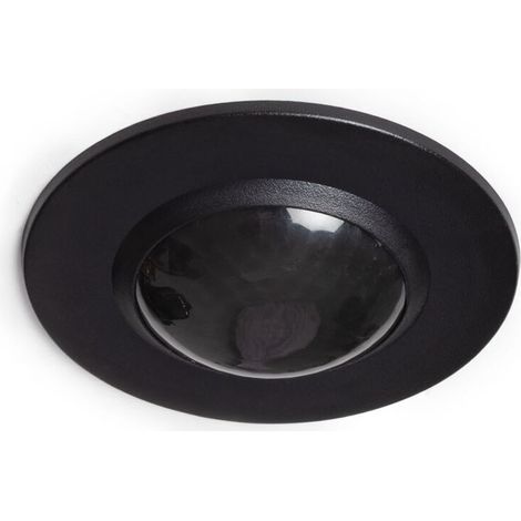 Détecteur de Mouvement PIR 360o Encastré Noir (1/5)