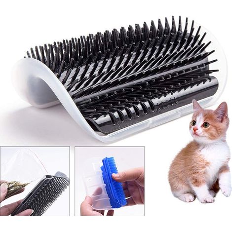 Brosse de toilettage pour chat, griffoir pour chat, brosse de toilettage d'angle (1/5)