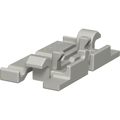 OBO Bettermann Abrazadera superior 60mm cloruro de polivinilo gris claro RAL 7035, 6022995