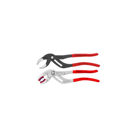 KNIPEX 81 01 250 SB Pinza per sifone e connettore Rivestita in plastica antiscivolo atramentata nera 250 mm
