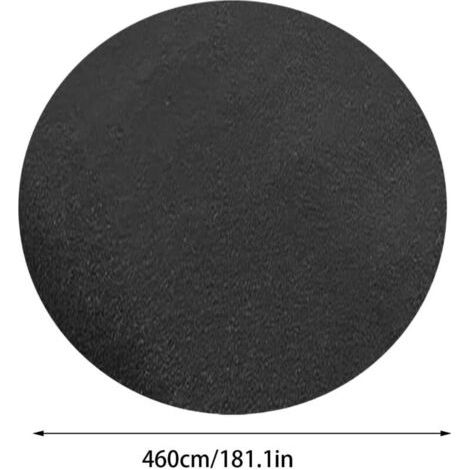 NALOOKAMIC Tapis De Sol De Piscine, , Tapis Piscine Hors Sol, Tapis De Piscine Rond pour Rayures par Perforation, Diamètre 4,6 M