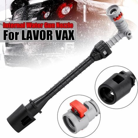 Buse de rechange pour pistolet de nettoyeur haute pression - compatible avec LAVOR / VAX - noir et gris - 7 × 24 cm - bloc renforcé (1/4)
