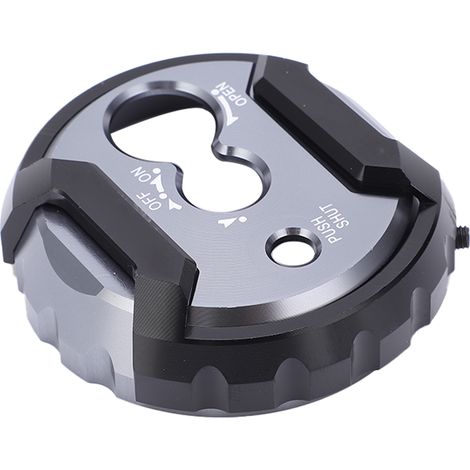 CNC-gefräster Sitzbezug aus Aluminium und Titan für Yamaha Nmax 125, 150 und 155 (2015–2019), Motorradsitzkappe, Ersatzteil (1/5)