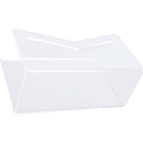 Schreibtisch-Briefablage aus Acryl, rutschfest, für Arbeitsplatten, Briefablage, Umschlagständer, geeignet für Grußkarten, Zuhause, Schule, Büro, transparent (1/5)