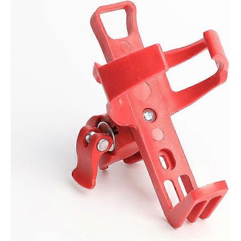 Porte-bidon de vélo à fixation rapide, rouge, pour VTT, moto et poussette. (1/5)