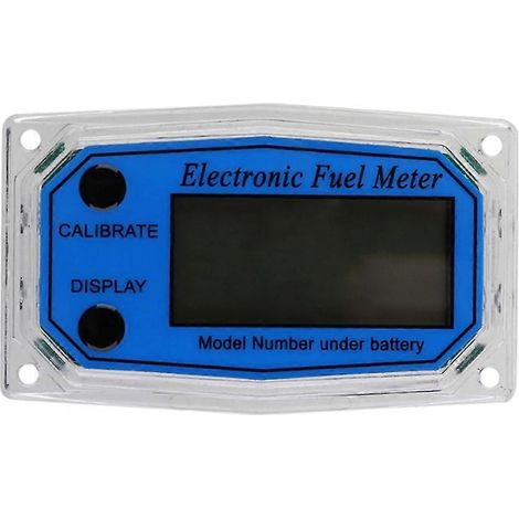 Compteur de carburant, débitmètre de fioul, compteur d'essence/kérosène, écran LCD (1/4)