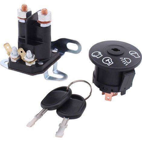 Interrupteur magnétique, interrupteur d'allumage, relais de démarreur, interrupteur de démarreur pour Husqvarna, MTD, Honda, Bolens, Toro, Castelgarden, Stiga, Murray, AYP, Briggs & Stratton tondeuses (1/5)