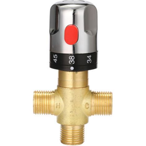 Bathroom Adjustable Thermostatic Mixer, Brass Hot Water Mixer (1/5)