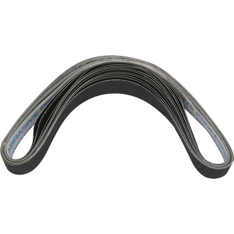 Ortviai Bande abrasive en oxyde d'aluminium 760 x 25 mm, grain 400/600/800/1000, lot de 12 pièces (1/5)