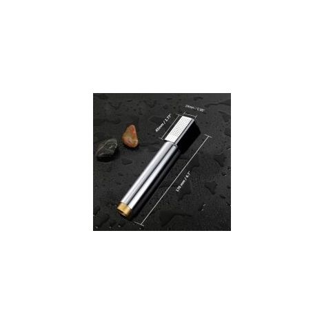 Soffione doccia mini universale Crezuo in ottone cromato (quadrato)
