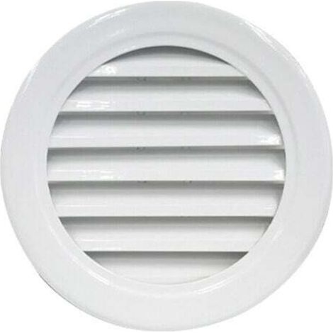 Plastic ventilation grille - protection against insects, white MUMU