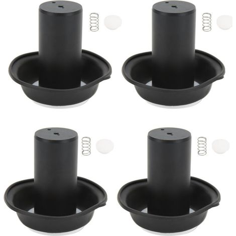 Kit di diaframmi a vuoto per pistone carburatore, 4 set Carburateur Vacuum Diaphragms Piston Kit Remplacement pour Vmax 1200 VMX1200 1985‑2007 (1/5)