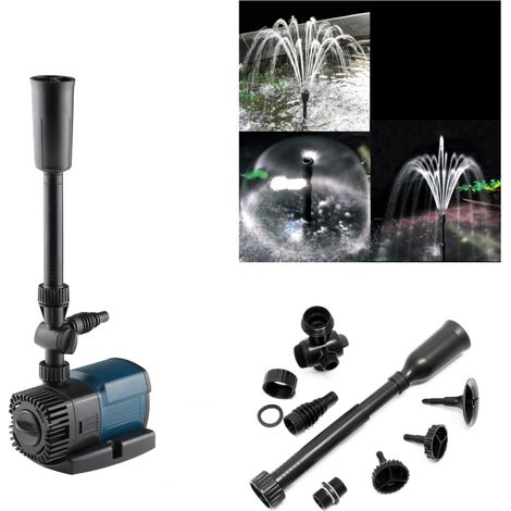Pompe fontaine pour bassin réglable 1800l/h 11w