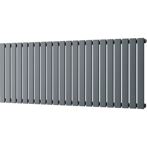 Typhoon - Anthracite Horizontal Radiator H600mm x W1496mm Single Panel (1/3)