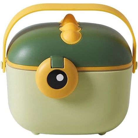Allecto plus - Dispensador portátil de leche en polvo para bebés con recipiente y cuchara - Almacenamiento de verduras y alimentos (1/5)