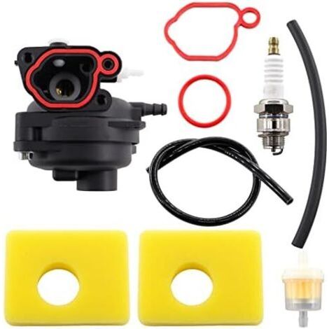Alovez - 799583 carburateur filtre à air Remplacement Kit pour Briggs & Stratton 591160 595656 591979 593261 08P502 8P502 09P602 9P602 300E 450E 500E 125cc OVH Moteurs de Tondeuse à Gazon (1/5)