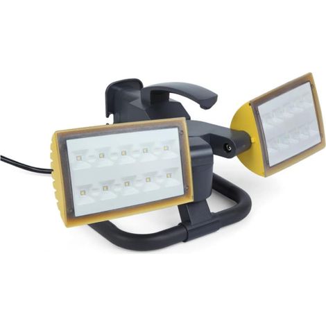 Lutec Peri Lampada Portatile da Lavoro a LED Integrato 21 W, Giallo, 18.3 x 35.2 cm [Classe di efficienza energetica A+] (1/4)