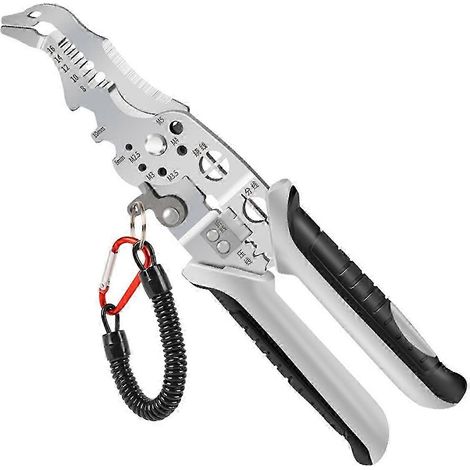 Pince coupante pour électricien, compatible avec la coupe, le bobinage et le tirage de fils. (1/5)
