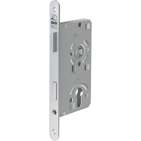 Basi 9250-5522 Serrure de porte de chambre à insérer argent